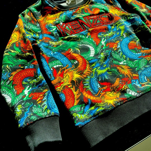 Kenzo Dragon sweatshirt for kids. - Picture 2 of 3